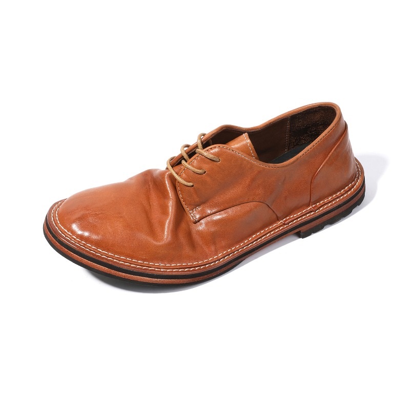 Leather Work Dress - Handgemaakte lederen zakelijke derby schoenen heren