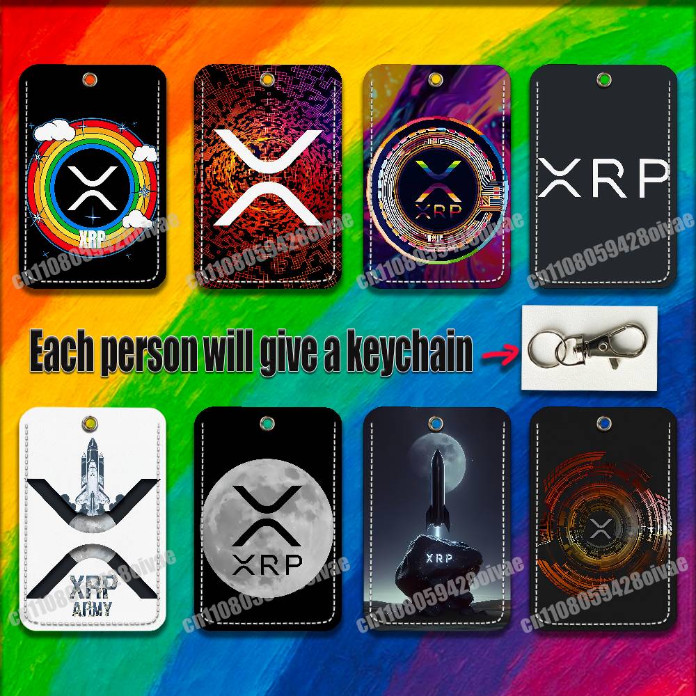 Leatherwork Keychain - Xrp Ripple Crypto Digitale Valuta Voor