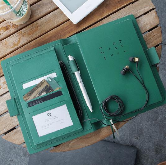 Leatherwork Journal - Prachtige hoogwaardige zakelijke notebook van PU-leer,
