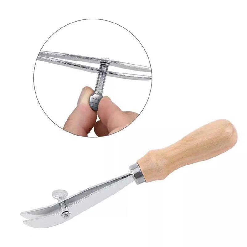 Groover Stitching Tool - Verstelbare lederen randgroover, ambachtelijke groefbeitel, doe-het-zelf