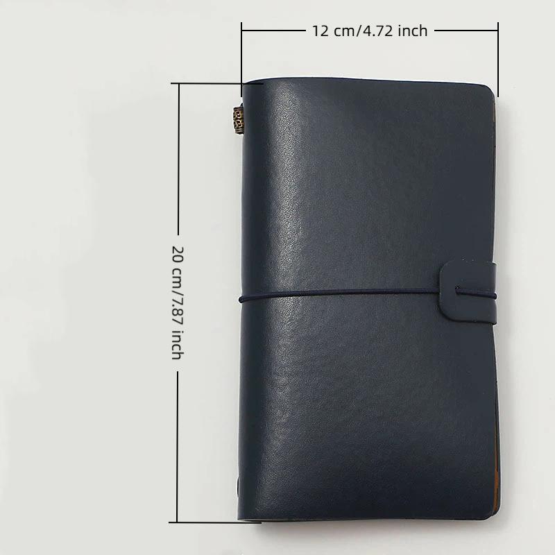 Leatherwork Journal - PU Lederen Vintage Navulbaar Notitieboekje Zachte