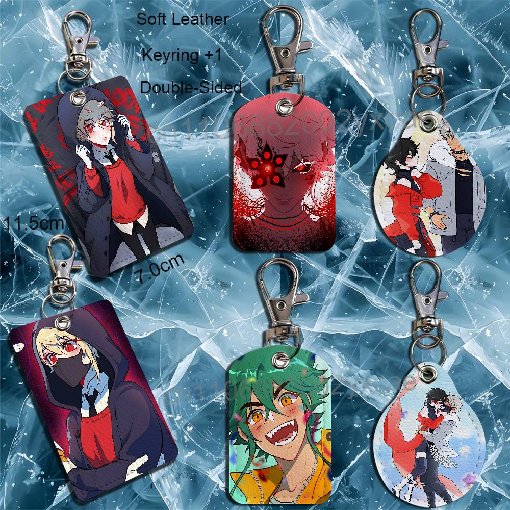 Leatherwork Keychain - cool Of Dark Lords and Cabbages