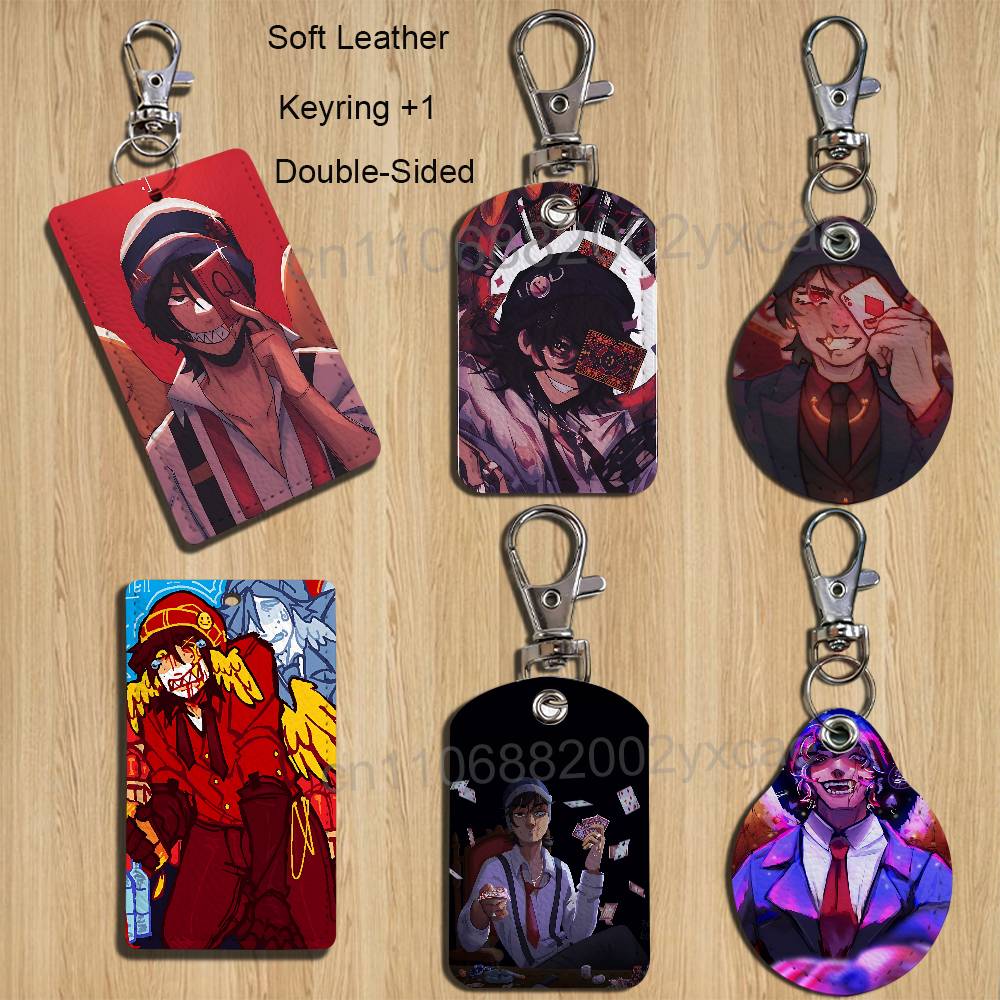 Leatherwork Keychain - game DSMP QSMP Quackity Houder voor
