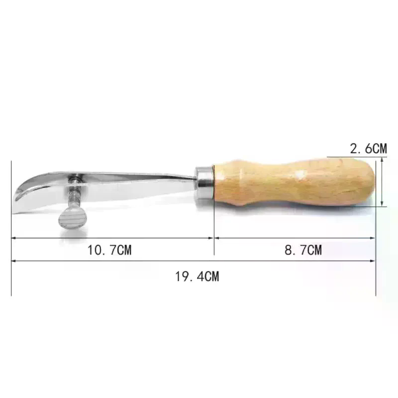 Groover Stitching Tool - Verstelbare lederen randgroover Craft Groove Gouge
