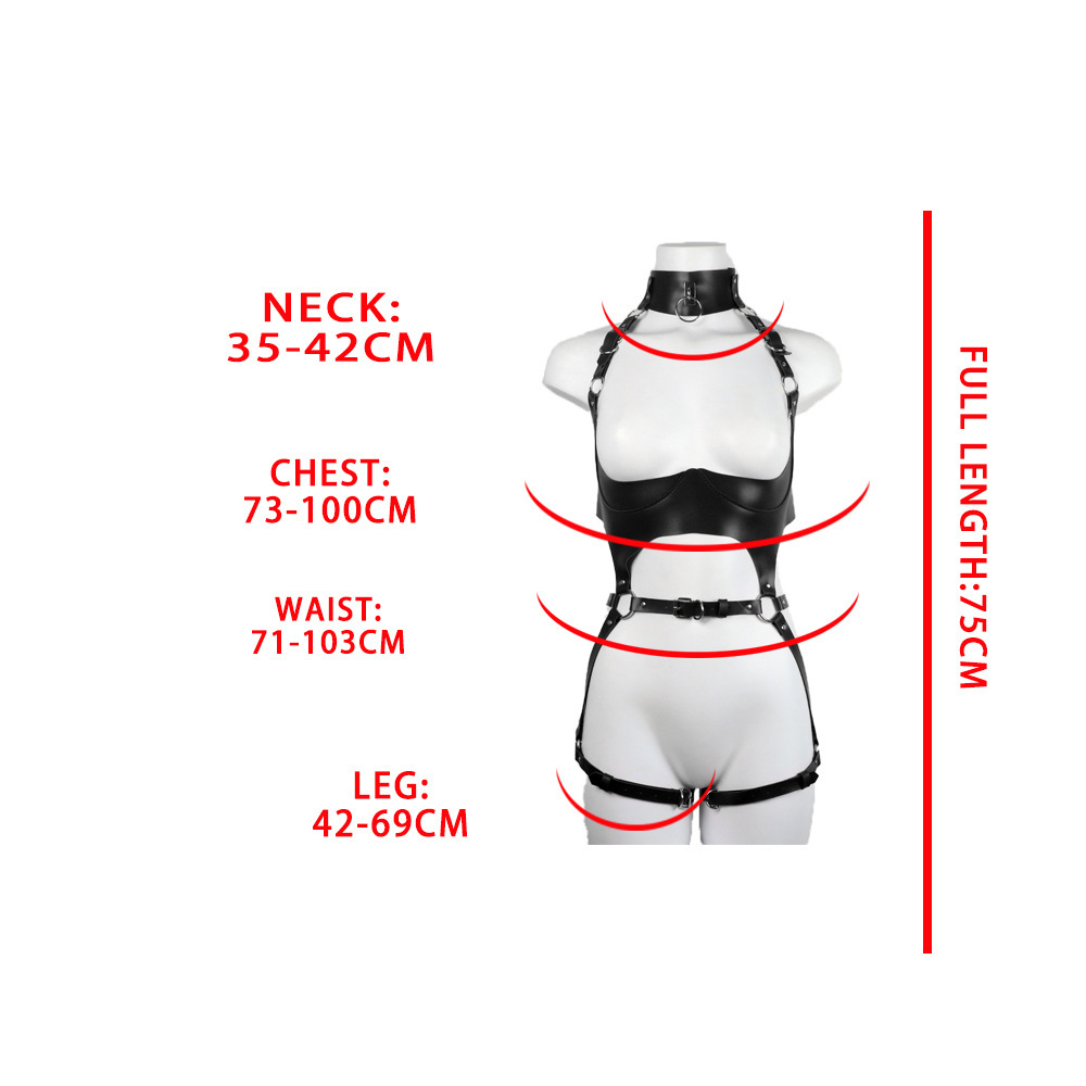 Vrouwen lederen harnas sets se - Leather Work Harness recensie en prijs