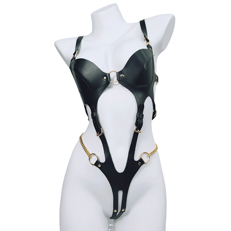 Goth Bondage Body Harness Holl - Leather Work Harness recensie en prijs