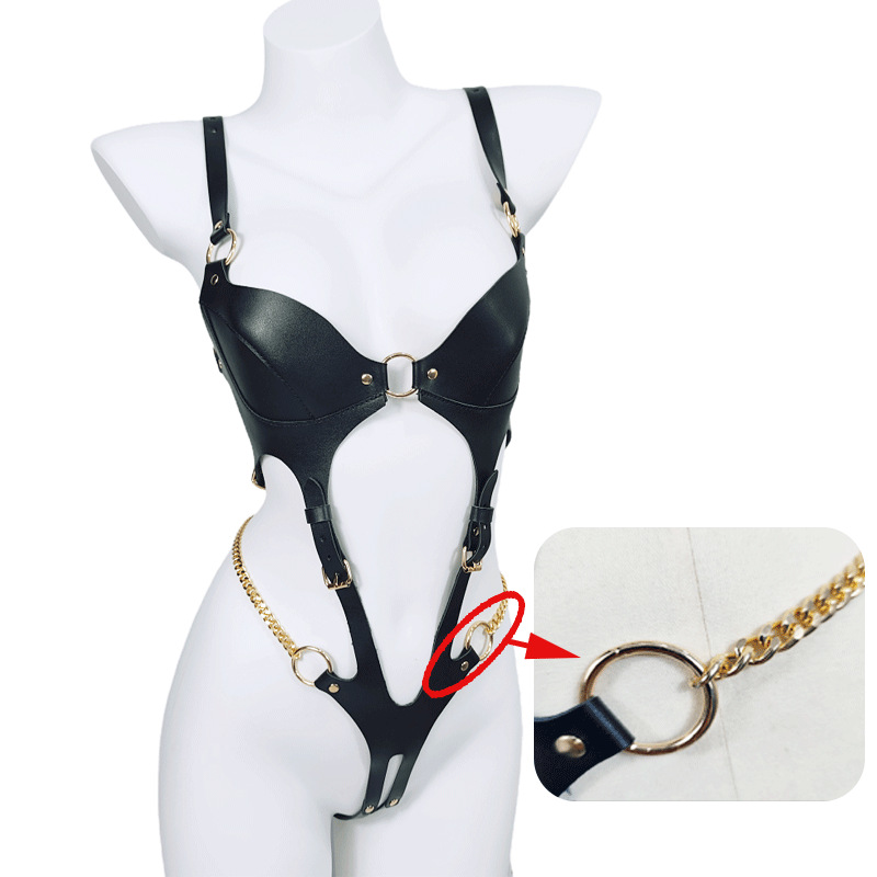 Goth Bondage Body Harness Holl - Leather Work Harness recensie en prijs