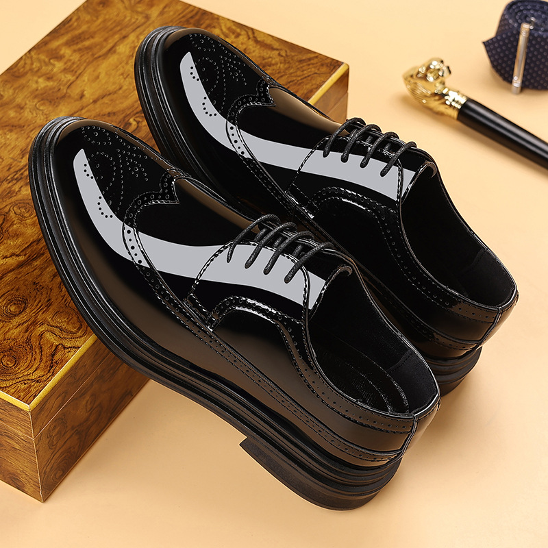 Heren Patentleren Brogue Heren - Leather Work Dress recensie en prijs