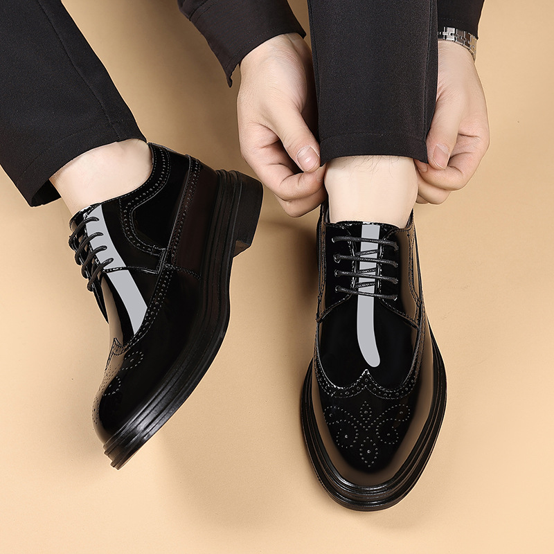Heren Patentleren Brogue Heren - Leather Work Dress recensie en prijs