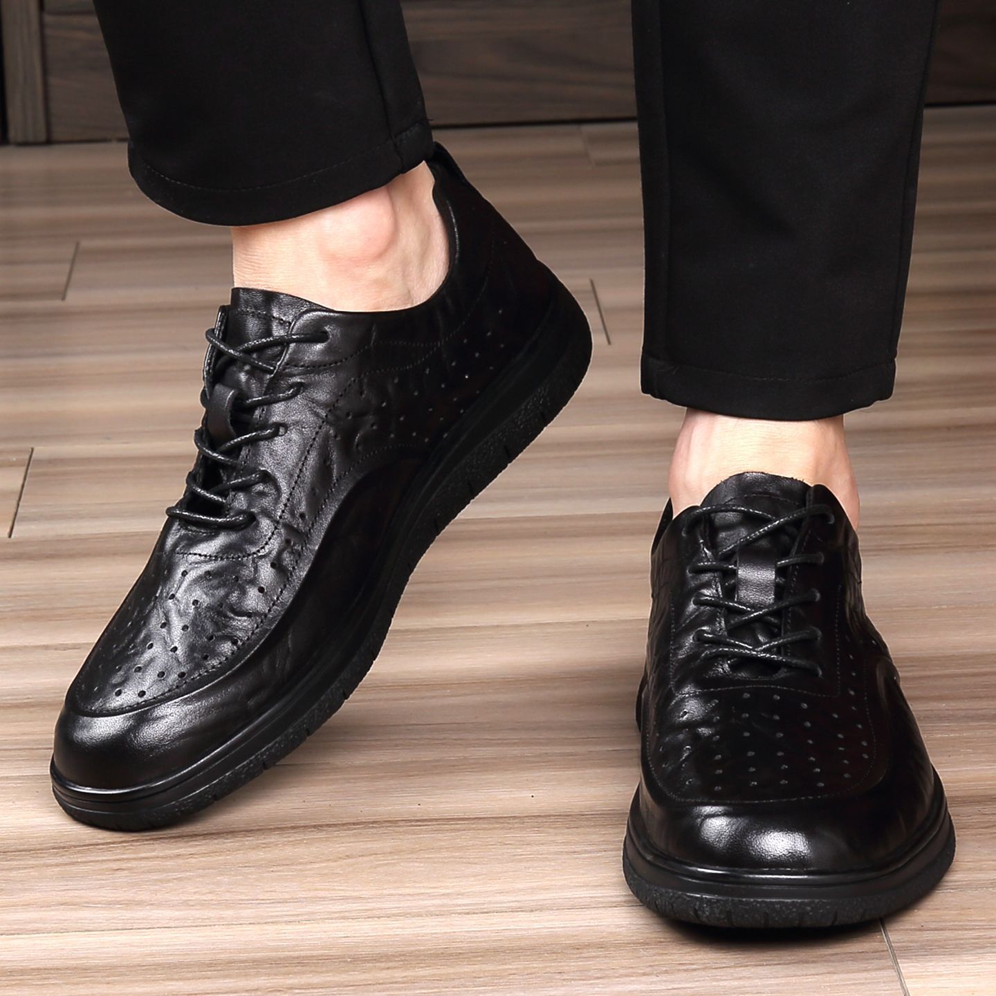 Casual lederen schoenen Elegan - Leather Work Dress recensie en prijs