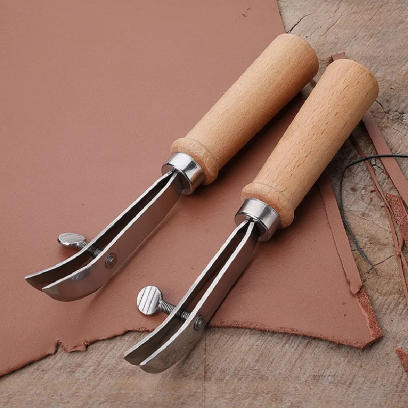 DIY Verstelbare Lederen Rand C - Groover Stitching Tool recensie en prijs