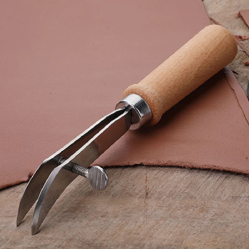DIY Verstelbare Lederen Rand C - Groover Stitching Tool recensie en prijs