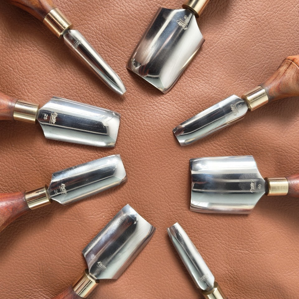 Handgemaakte lederbewerkingsge - Leatherwork Hand Press recensie en prijs