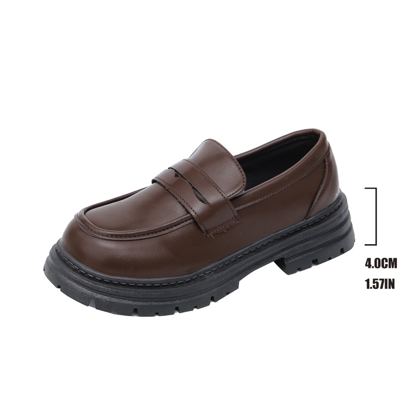 Bruine leren loafers voor dame - Leather Work Dress recensie en prijs