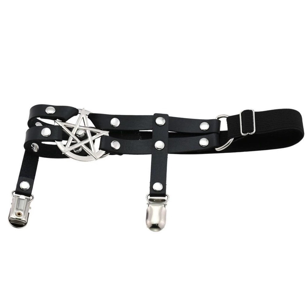 Coole verstelbare pentagram be - Leather Work Harness recensie en prijs