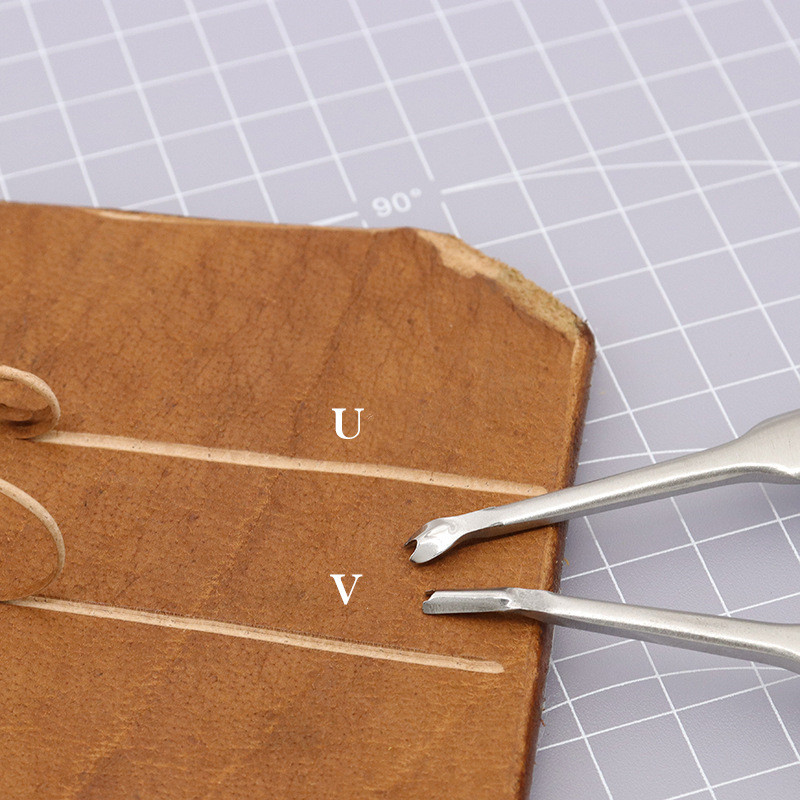 2-delige Leathercraft gereedsc - Groover Stitching Tool recensie en prijs