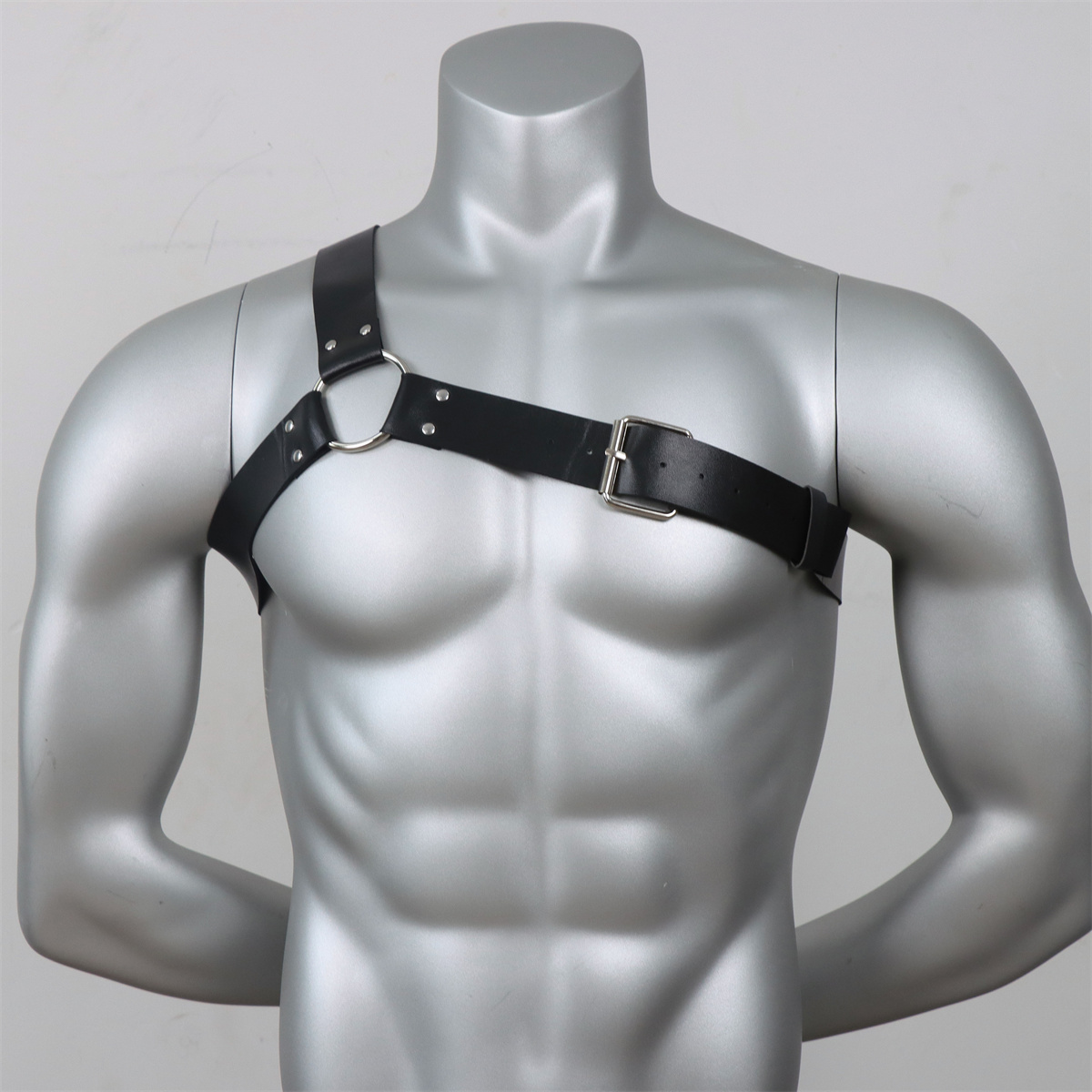 Gotische leren bretelsriem voo - Leather Work Harness recensie en prijs