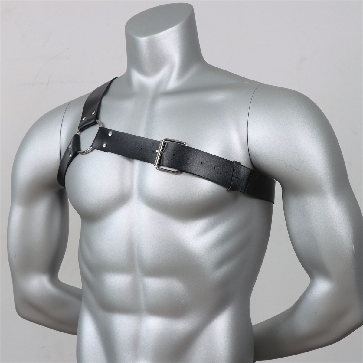 Gotische leren bretelsriem voo - Leather Work Harness recensie en prijs