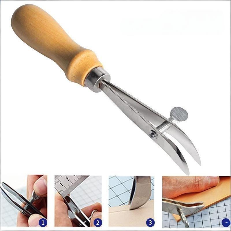 Verstelbare lederen randgroove - Groover Stitching Tool recensie en prijs