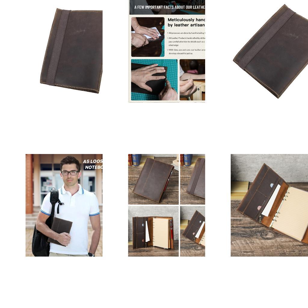 Leren dagboek voor school, wer - Leatherwork Journal recensie en prijs