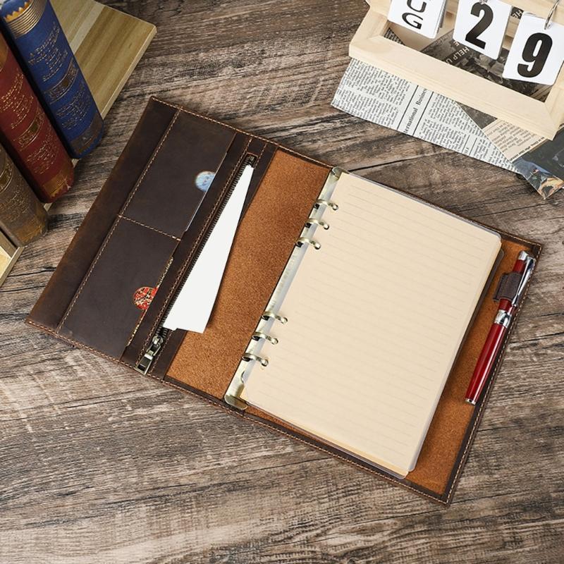 Leren dagboek voor school, wer - Leatherwork Journal recensie en prijs