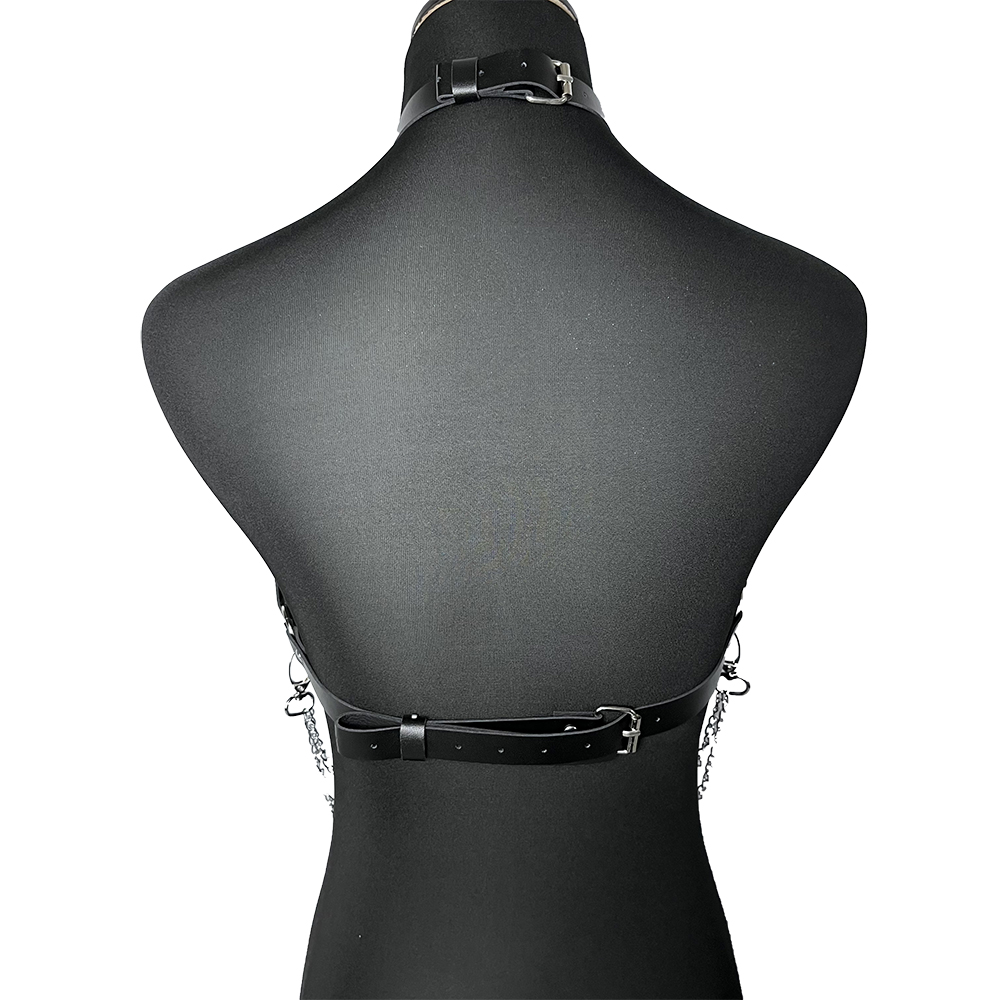 Dames Gotische Ketting Borsttu - Leather Work Harness recensie en prijs