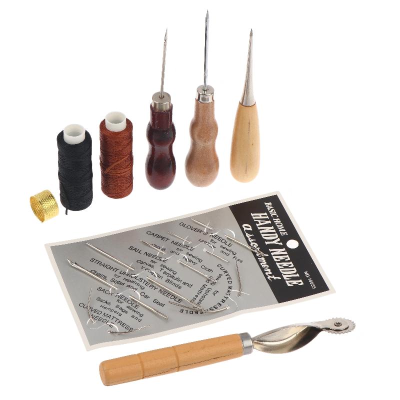 Lederen naaigereedschapset met - Groover Stitching Tool recensie en prijs