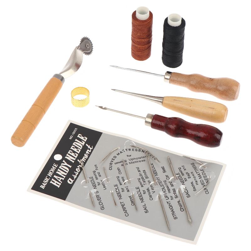 Lederen naaigereedschapset met - Groover Stitching Tool recensie en prijs