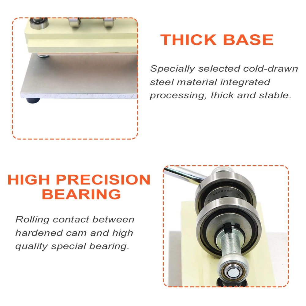 Lederen pers Handmatige stansm - Leatherwork Hand Press recensie en prijs