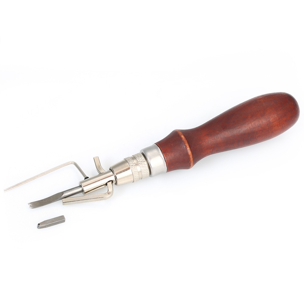 Verstelbare lederen stiknaadgr - Groover Stitching Tool recensie en prijs