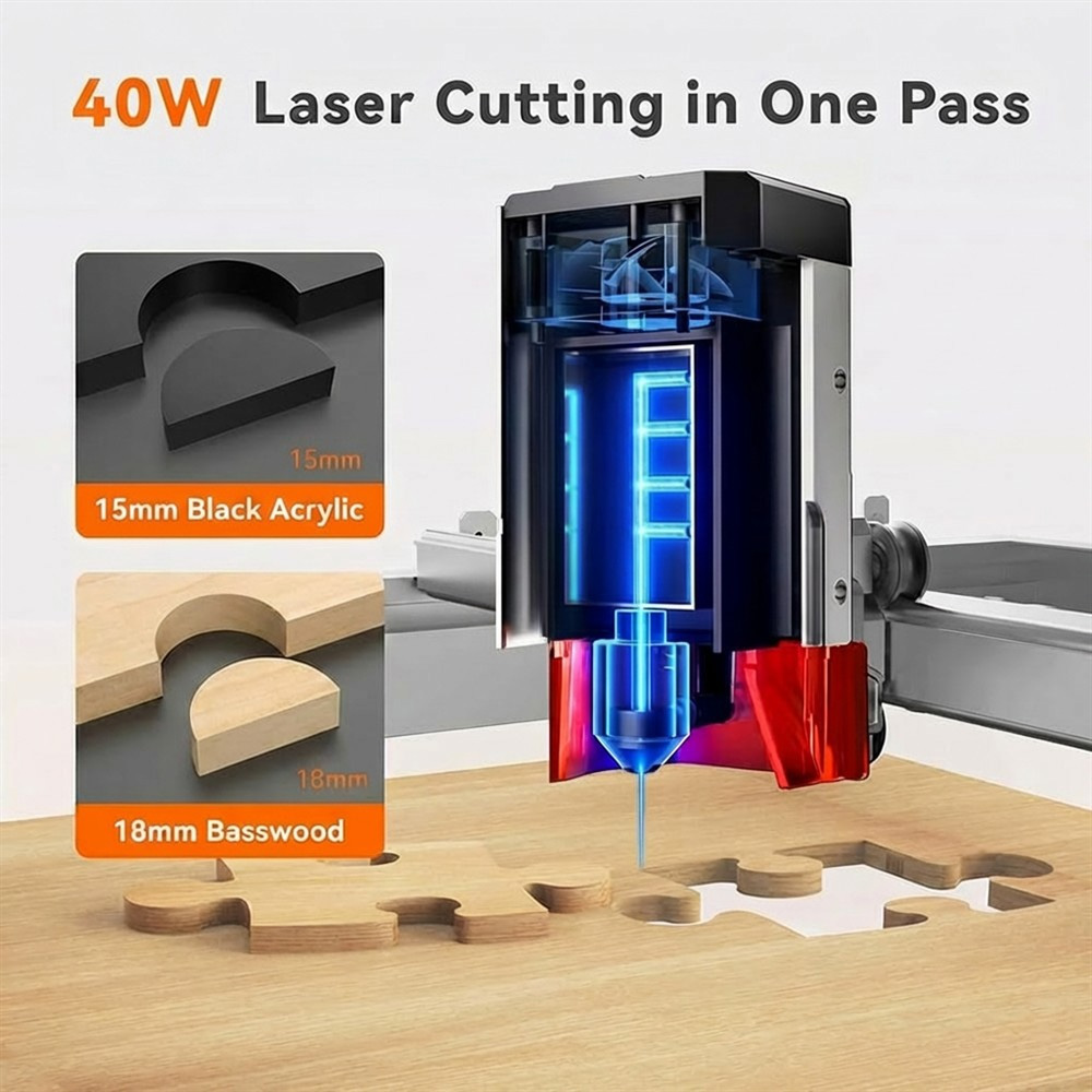 TOOCAA L2 40W AI Desktop Laser - Leatherwork Classes recensie en prijs