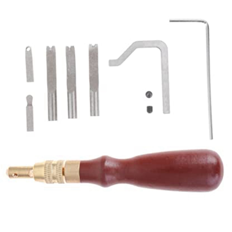 7 Stuks Lederen Beveler Stikse - Groover Stitching Tool recensie en prijs