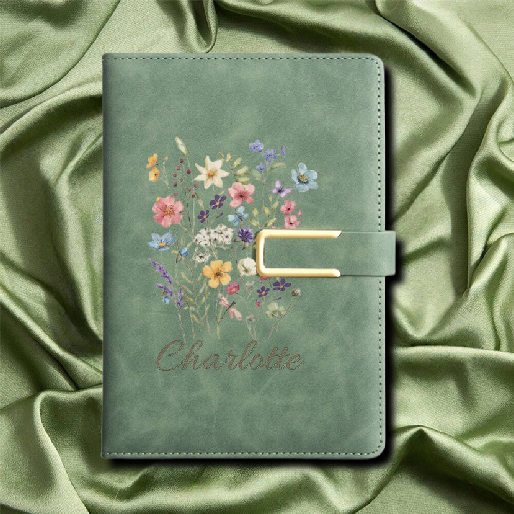 A5 Bloemmotief Monogram Op maa - Leatherwork Journal recensie en prijs