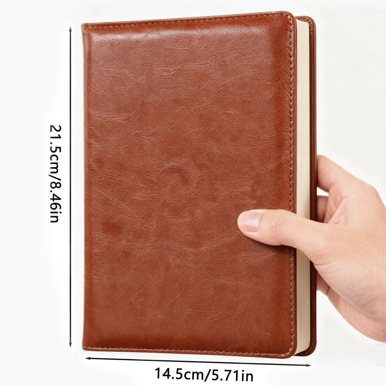 Vintage lederen dagboek met wa - Leatherwork Journal recensie en prijs