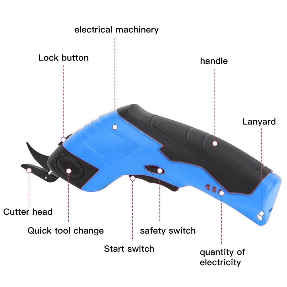 3.6V Elektrische Schaar Stof S - Leatherworking Equipment recensie en prijs