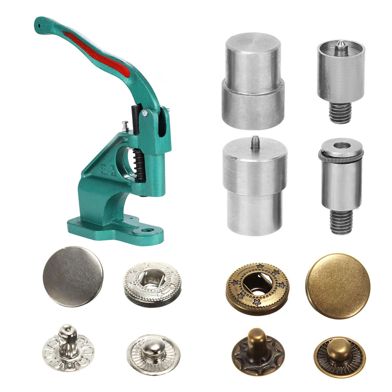 4-delige set roestvrijstalen d - Leatherwork Hand Press recensie en prijs