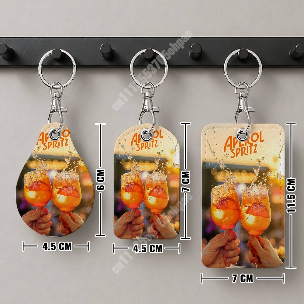 Oranje Prosecco A-Aperol S-Spr - Leatherwork Keychain recensie en prijs