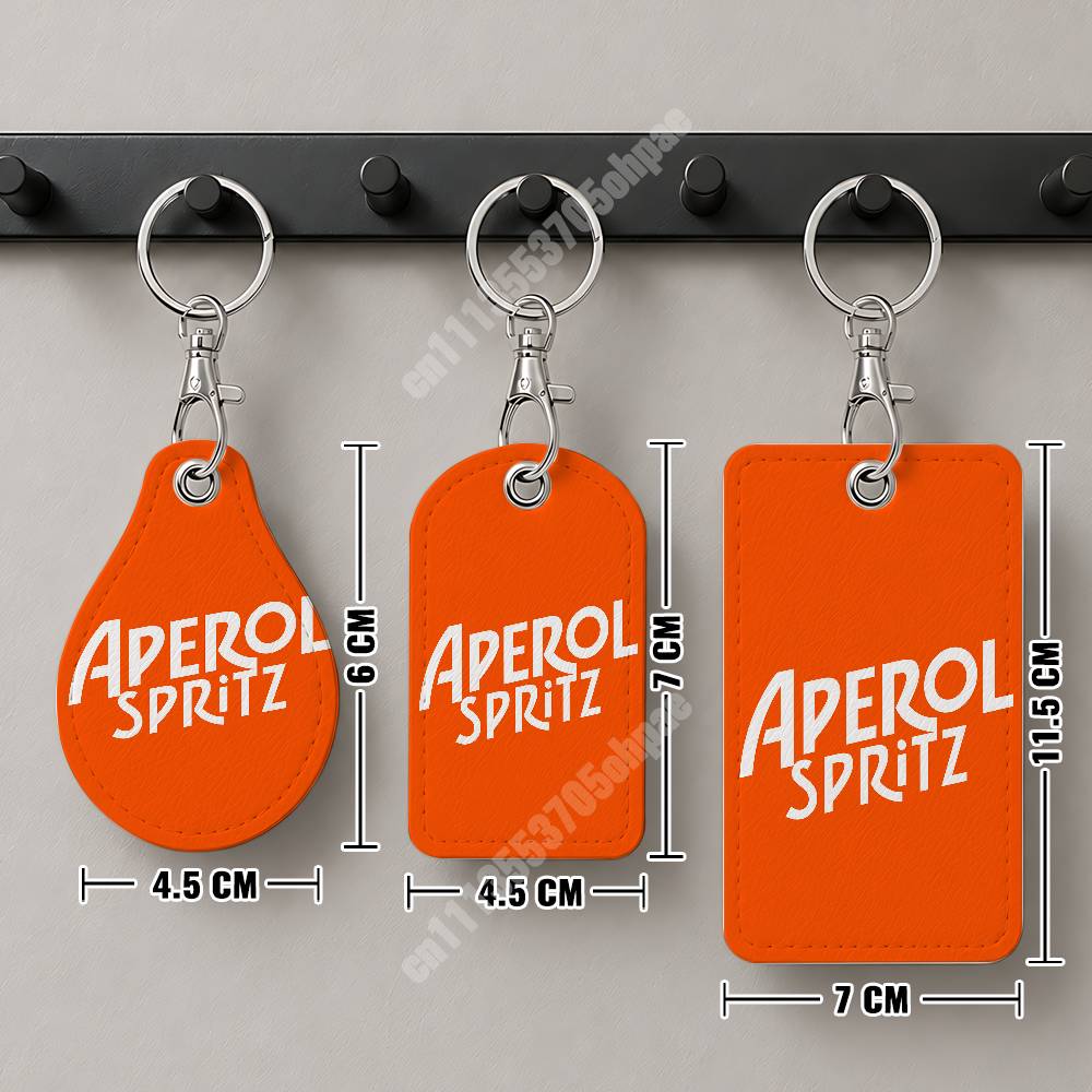Oranje Prosecco A-Aperol S-Spr - Leatherwork Keychain recensie en prijs